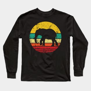 Elephant Sunset Long Sleeve T-Shirt